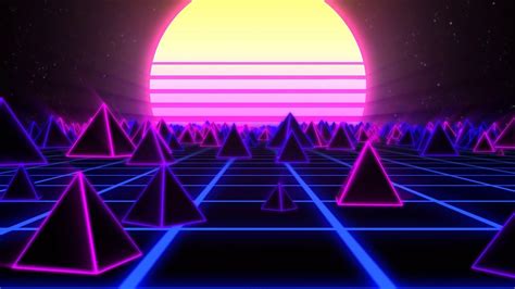 Synthwave Retro Screensaver Wallpapers Wallpaper Cave