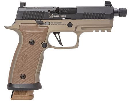 Sig Sauer P AXG Combat Semi Auto Pistol Mm Luger Barrel