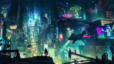 Art Metropolis Cyberbank Cyberpunk City Futuristic City Concept Art