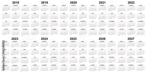 5 Year Calendar 2021 To 2025 Lunar Calendar