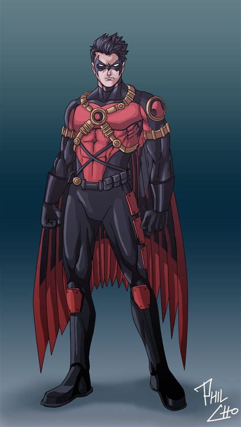 Red Robin New 52 By Phil Cho On Deviantart Robin Dc Superhero Dc