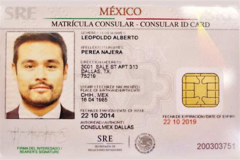 Expiden Nueva Matrícula Consular Mexicana Con Nuevos Elementos De