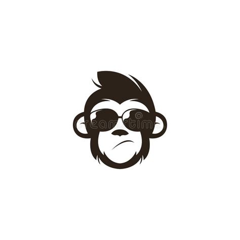 Monkey Head Logo Template Vector Monkey Face Logo Template Vector