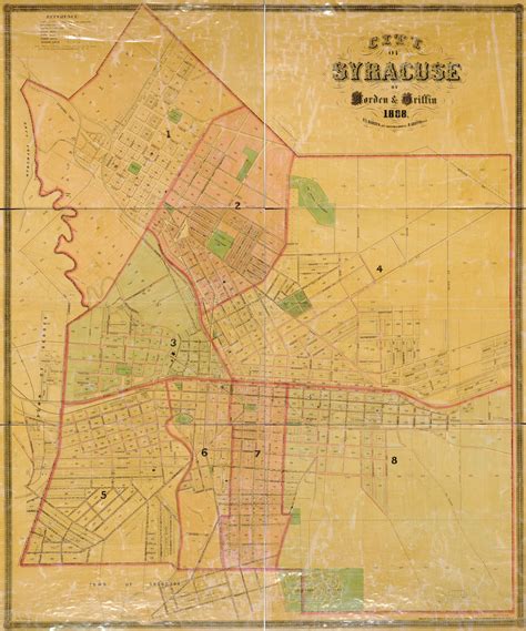 A Guide To The Map Of Syracuse Ny Las Vegas Strip Map