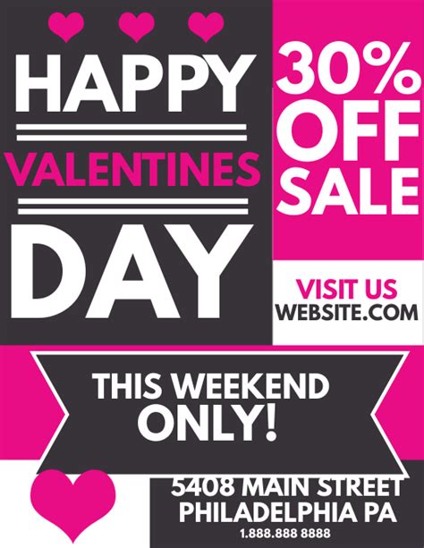 Valentines Day Sale Template Postermywall