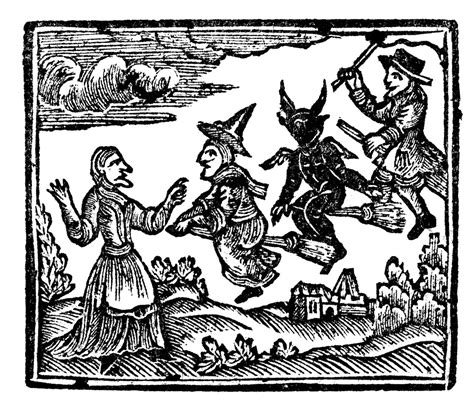 A Book Highlights The Oddities Of The Woodcut World Woodcut Witch