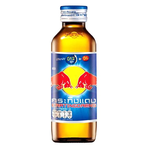 Thai Red Bull In Iconic Glass Bottle 150 Ml Tasty America American Candy Snacks Food