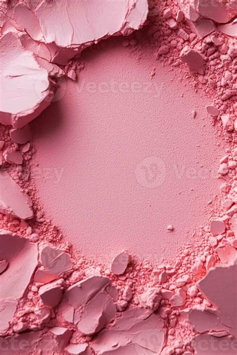 Beauty Pink Make Up Powder Product Texture As Abstract Makeup Cosmetic