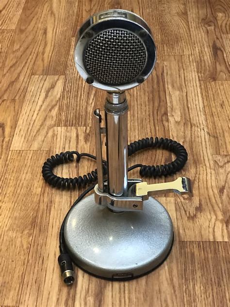 Vintage Astatic D 104 Lollipop Microphone W T Ug9 Tabletop Reverb