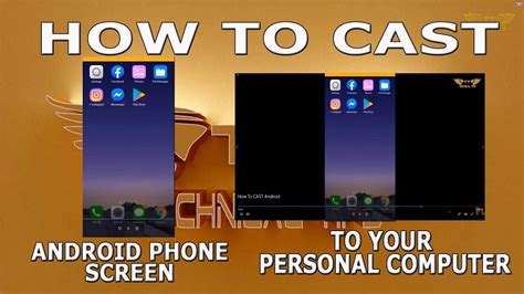 How To Cast Android Cell Phone Screen To Your Laptop Or Desktop Pc In