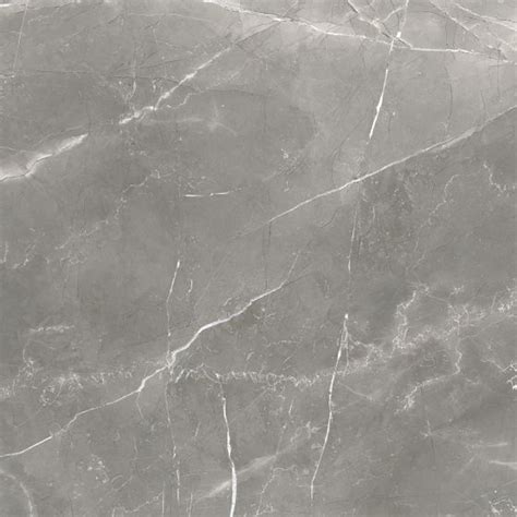 Majestic Luxury Dark Grey Matt Marble Effect Porcelain Floor Tile 600x600mm