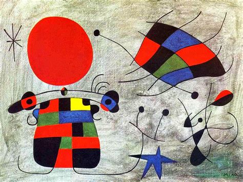 Joan Miró The Smile of the Flamboyant Wings 1953 Tutt Art