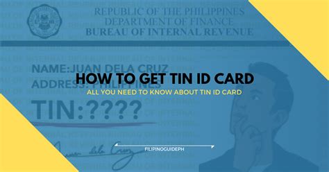 Find how to get id card and get helpful results about how to get id card. How to Get TIN ID Card | Filipino Guide