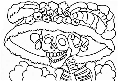 Catrina Coloring Pages At Free Printable Colorings