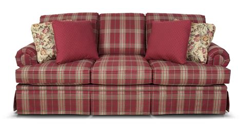 Save 15% in cart on select furniture with code july. EnglandClareSofa | Plaid living room, Plaid sofa