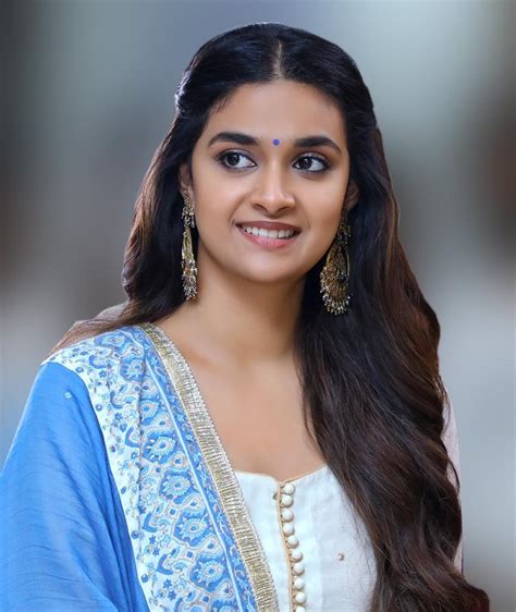 Keerthy Suresh In White Dress With Cute And Awesome Expressions