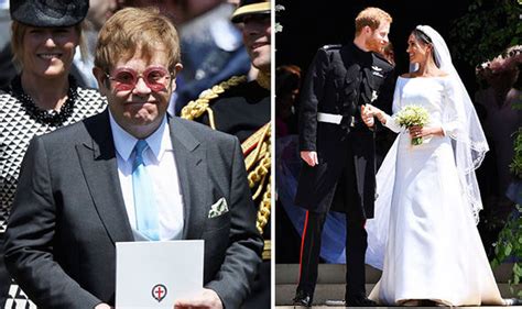 Elton John Performs For Meghan Markle And Prince Harry Live At Royal