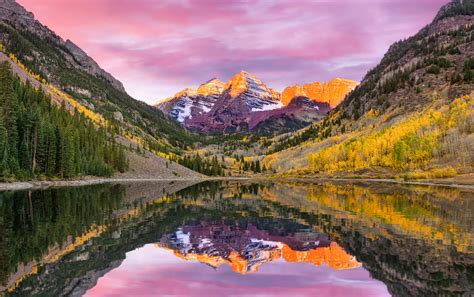 Maroon Bells Aspen Colorado Fall Autumn It Was A Beautiful Flickr