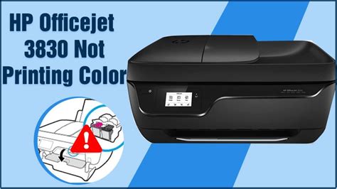 Hp Officejet 3830 Not Printing Color Get Instant Solving Guide