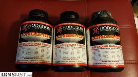 Armslist For Saletrade Hodgdon Longshot Powder For Reloading 3lbs