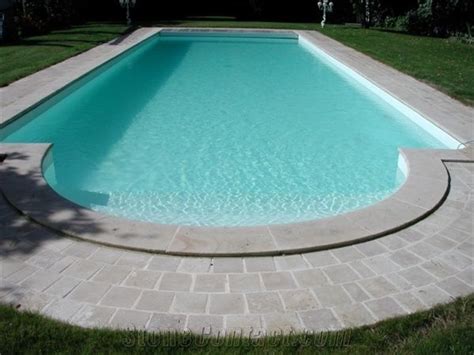 Chanceaux Limestone Pool Coping Pool Deck Pavements Grey
