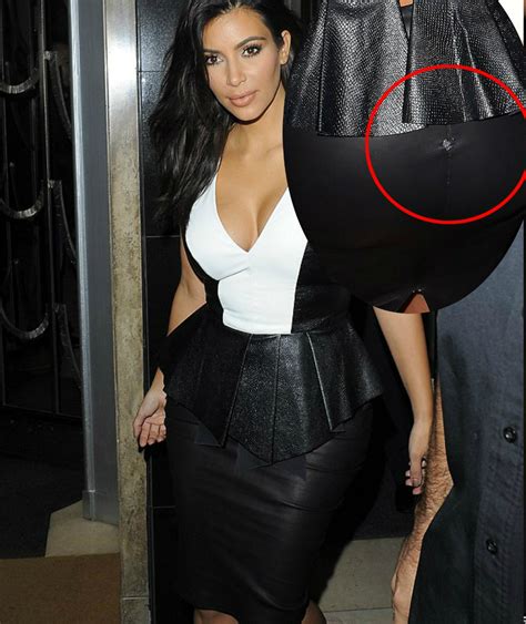 Kamify Blog Ouch Kim Kardashian Suffers A Wardrobe Malfunction Splits Skirt Line With Her