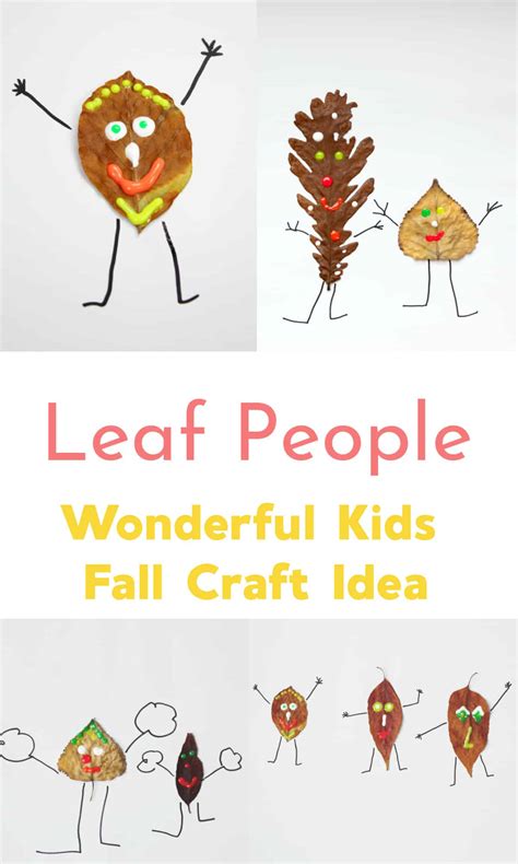 Leaf People Fall Craft Emma Owl
