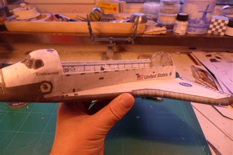 Paper Kosmonauts Blog Space Shuttle Endeavour With Et And Srbs In 1