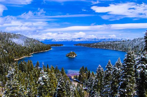 Emerald Bay Winter Lake Tahoe Photograph By Brandon Mcclintock