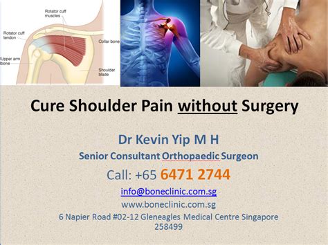 Shoulder Pain Singapore Sports And Orthopaedic Clinic Neurosurgeon