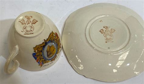 Lot A King Edward Viii Coronation Commemorative Cup And Saucer 12th