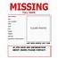 Missing Person Flyer  NIWRC