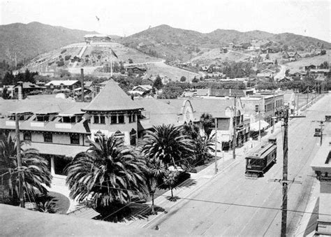 Looking Northwest Across Hollywood Boulevard And Highland Avenue Circa