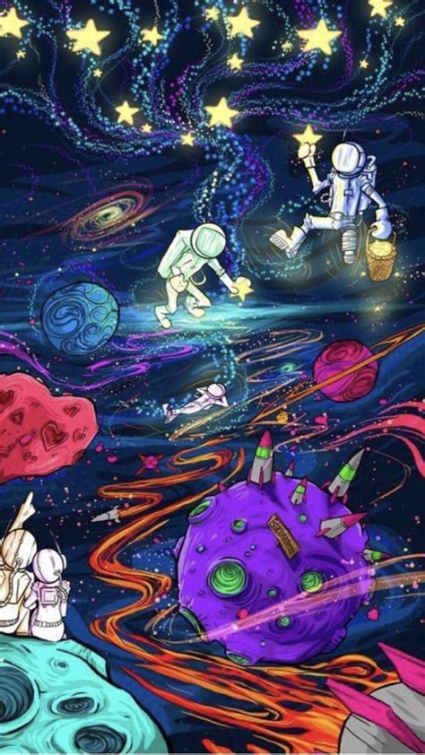 Trippy Mouse Trippy Space Alien Wallpaper