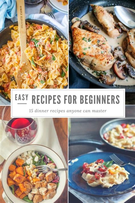 15 Easy Recipes for Beginners | Simple Recipes Anyone can ...