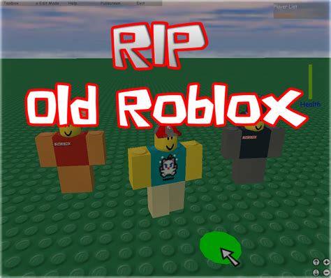 Old Roblox Roblox Olds Nostalgia