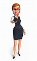 Royalty Free Animated Cartoon Business Person Cartoon Secretary ...