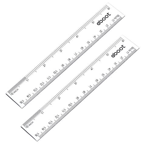 Mua 2 Pack Plastic Ruler Straight Ruler Plastic Measuring Tool For