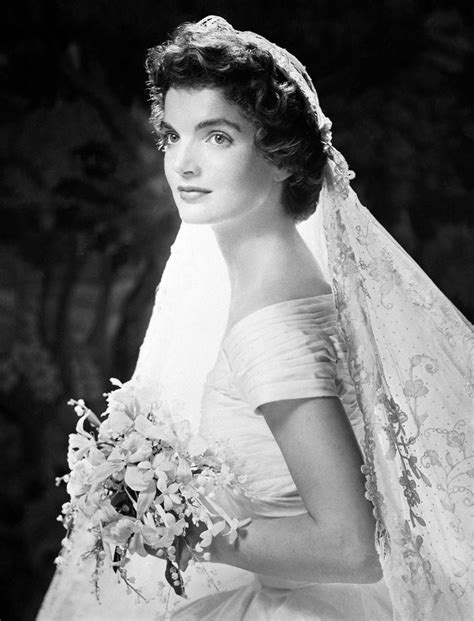 Jacqueline Bouvier Kennedys Wedding Dress And Veil ~ Teach Me Genealogy