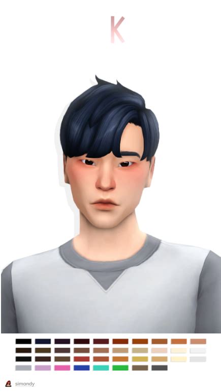 Source Tumblr Male Hair Straight Short Bgc Sims 4 Ts4