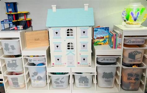 Toy Storage Decals Toy Labels Toy Box Stickers Etsy