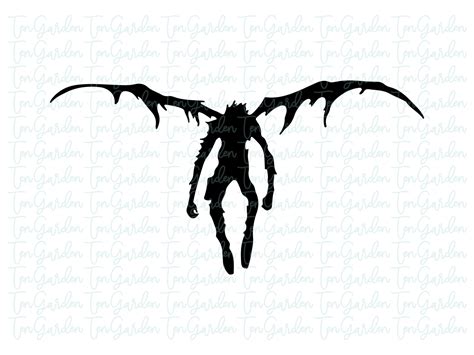 Death Note Ryuk Svg Silhouette Image Cricut Vectorency