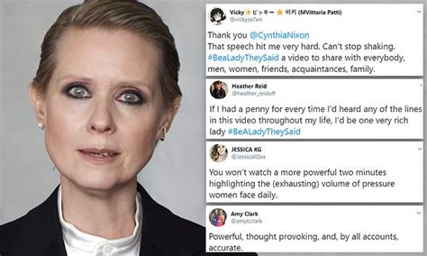 Cynthia Nixon Goes Viral With Powerful Video About The Contradictory Messages Society Gives