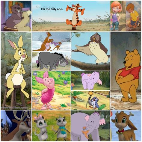 Winnie The Pooh Disney Classics Characters Gopher Tigger Darby