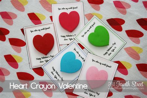 281 Designs Heart Crayon Valentine