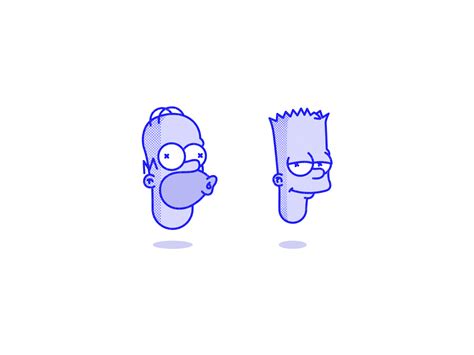 Homer And Bart By Frederic Christian On Dribbble