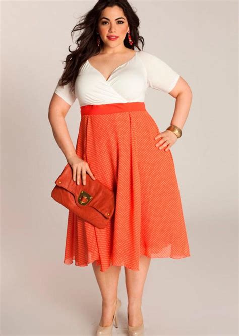 Exceptional experience, amazing designers and service. Plus size orange dresses - PlusLook.eu Collection