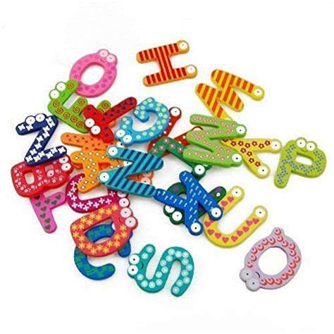Bonamart Magnetic Letters Fridge Abc Alphabet Magnets For Toddlers Baby