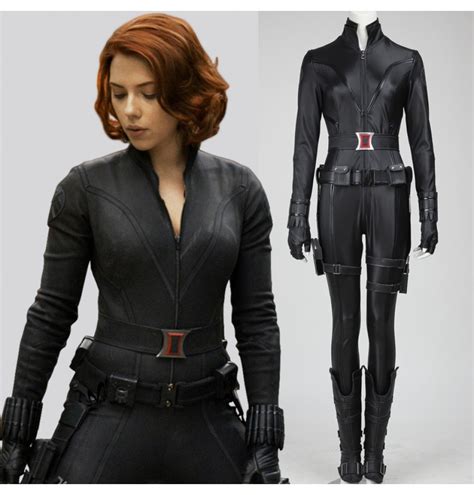 Civil War Black Widow Natasha Romanoff Cosplay Costume