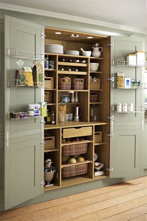 15 Handy Kitchen Pantry Designs With A Lot Of Storage Room